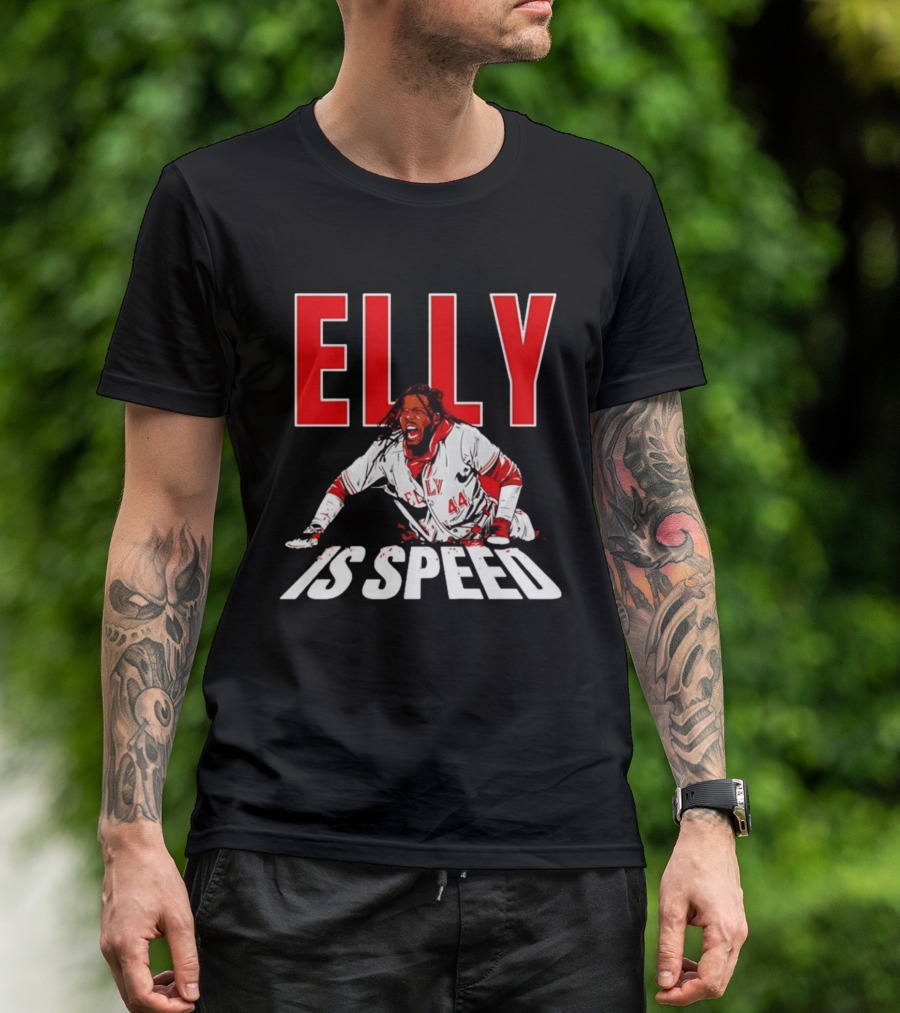 Elly De La Cruz Cincinnati Reds Elly 44 Is Speed T-Shirt