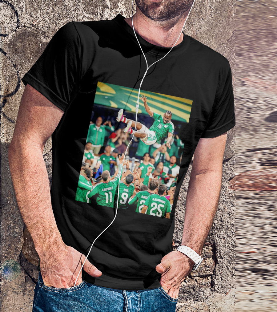 Mexican Football Celebration Julián Quiñones S. Giménez Raúl A. Alvarado Team Spirit T-Shirt