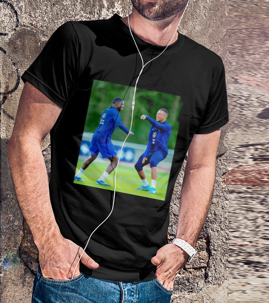 Kylian Mbappe Ousmane Dembele France National Football Team Training France Football Kings Of Europe T-Shirt
