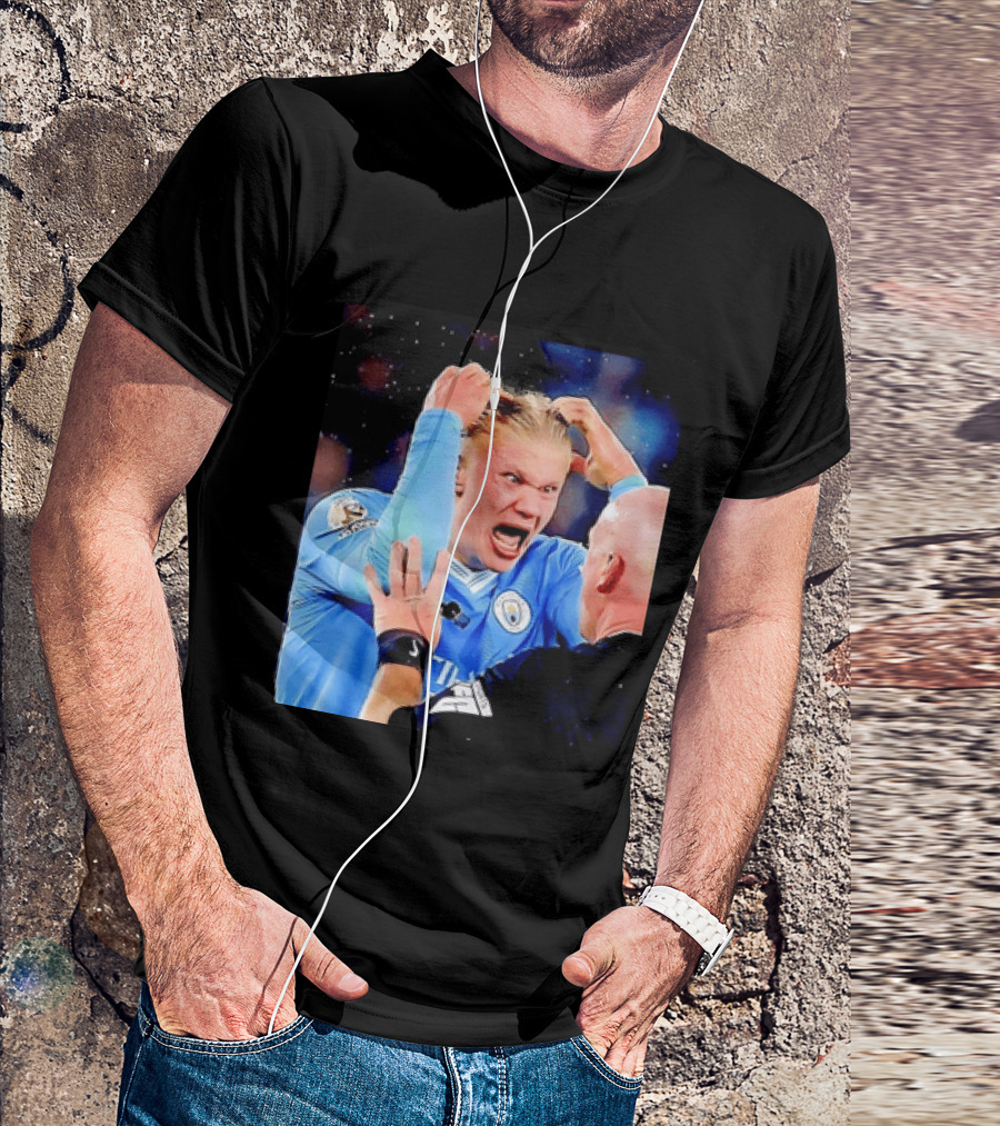 Erling Haaland Manchester City Emotional Reaction T-Shirt