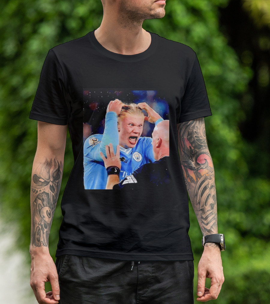 Erling Haaland Manchester City Emotional Reaction T-Shirt