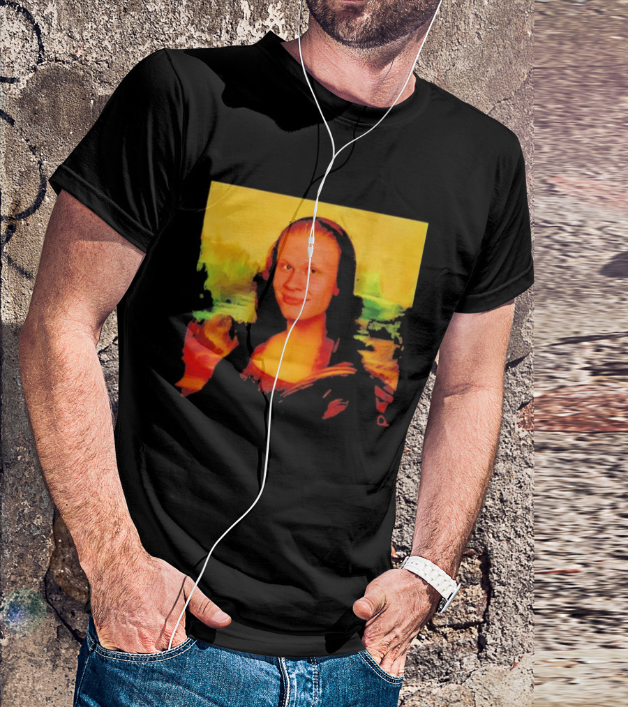 Mona Lisa Erling Haaland Manchester City Meme T-Shirt