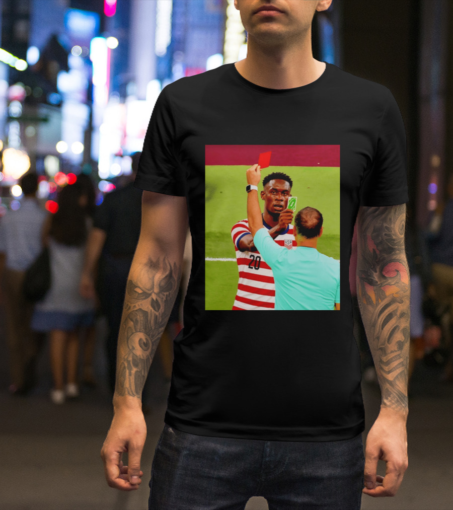 Folarin Balogun USMNT Number 20 Reverse Card Meme Soccer T-Shirt