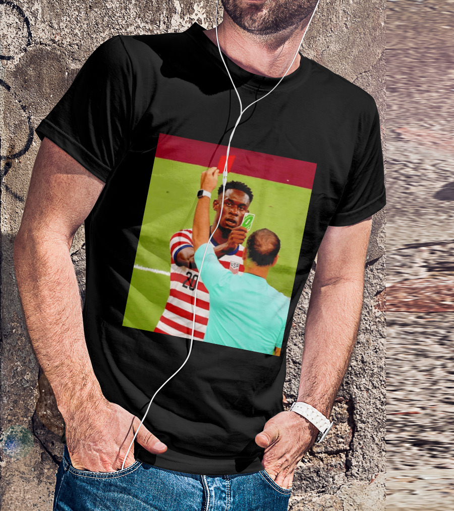 Folarin Balogun USMNT Number 20 Reverse Card Meme Soccer T-Shirt