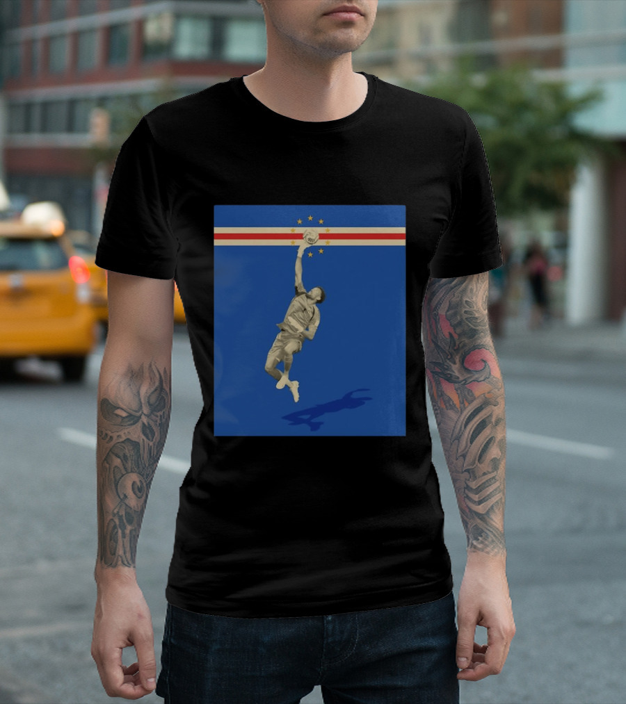 Vozinha Cape Verde African Cup Of Nations Soccer Star Goalkeeper Save T-Shirt