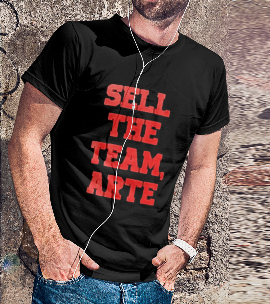 Sell The Team Arte Rallying Cry Fan Expression T-Shirt