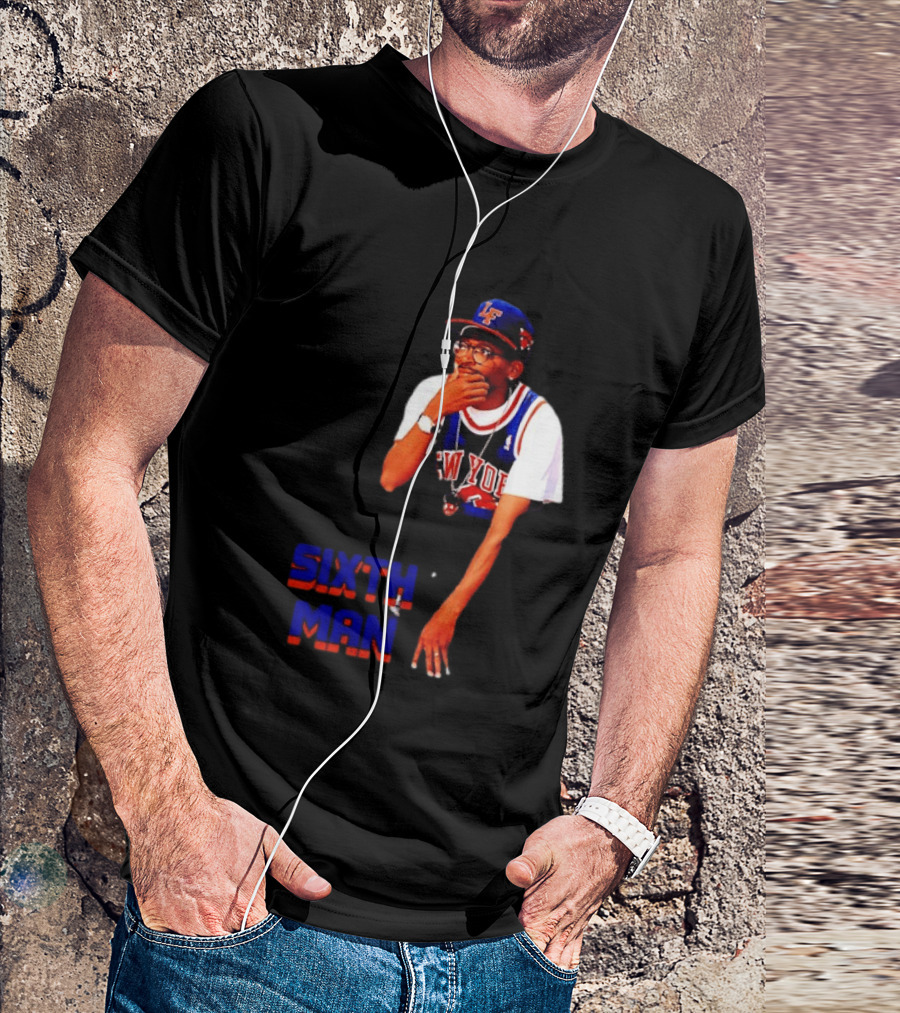 Spike Lee New York Knicks Sixth Man Yankees Cap T-Shirt