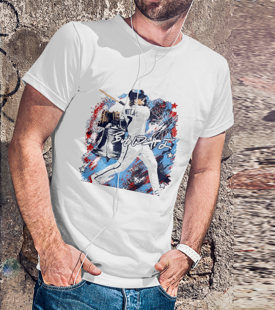 Bobby Witt Jr 2026 Philly Liberty Bell And Fireworks Baseball T-Shirt
