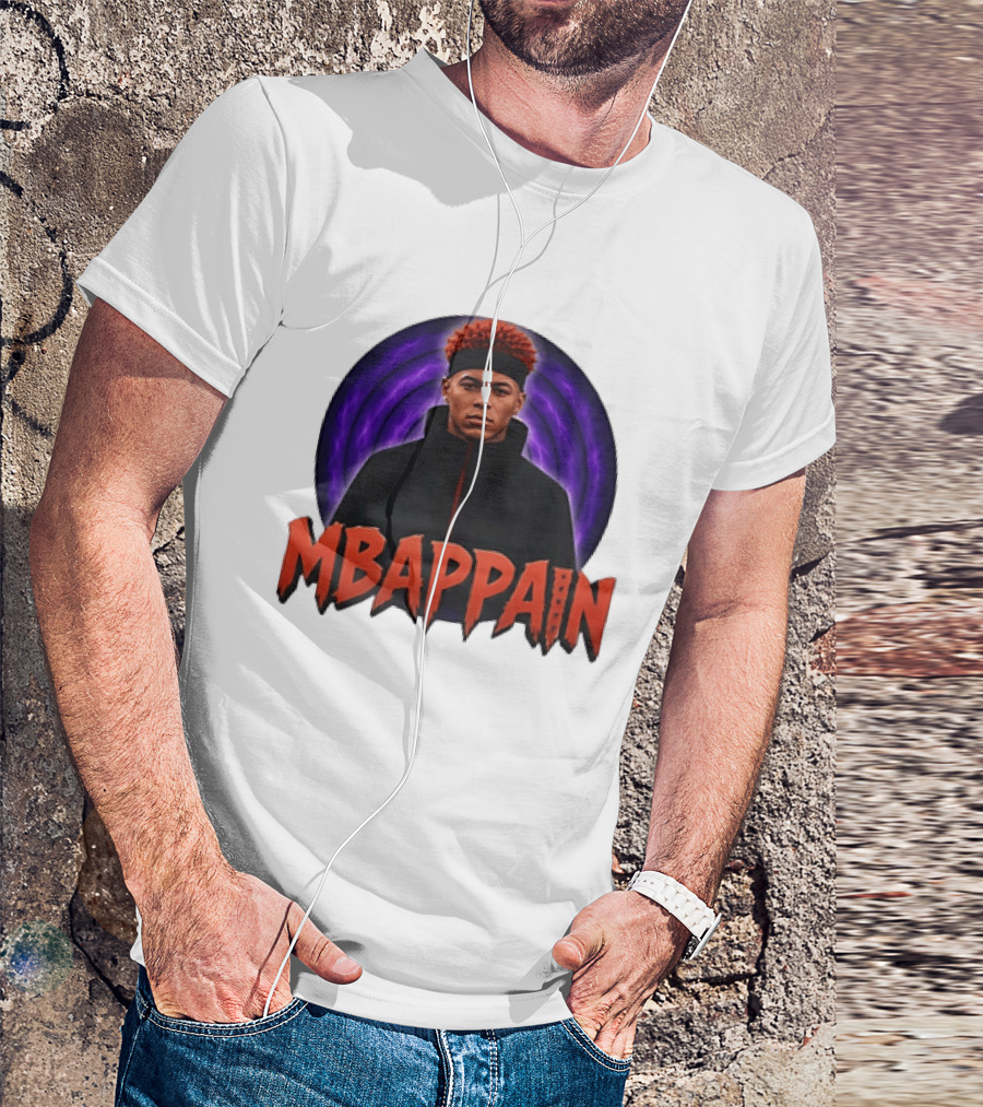 Mbappain Naruto Anime Crossover Meme T-Shirt