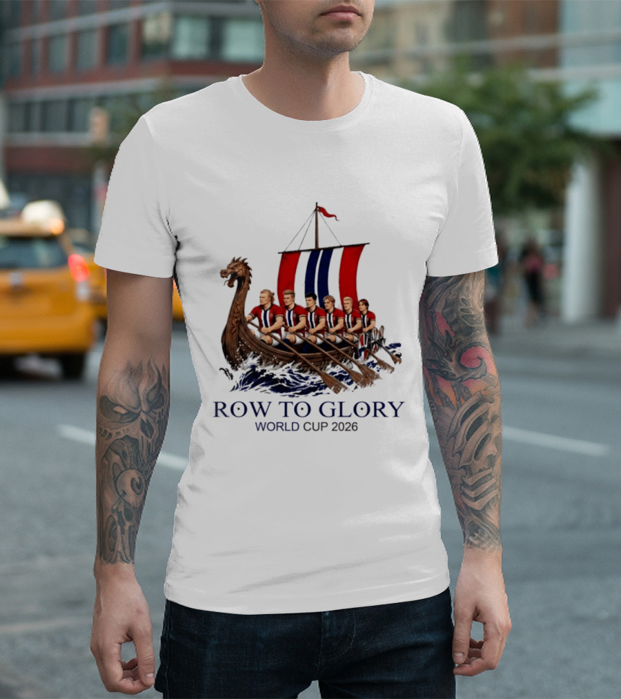 Norway 2026 World Cup Row To Glory Viking Crew T-Shirt