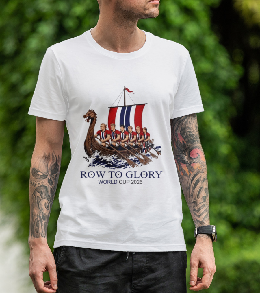 Norway 2026 World Cup Row To Glory Viking Crew T-Shirt