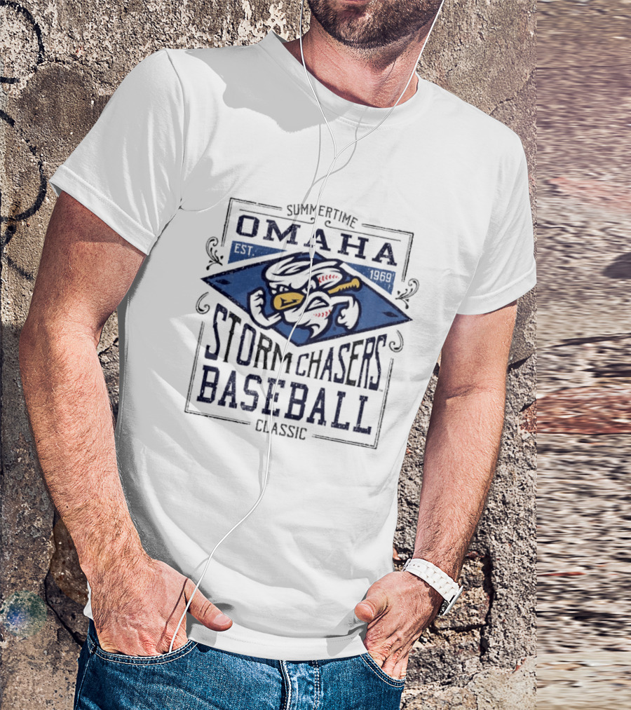 Summertime Omaha Storm Chasers Baseball Classic Est 1969 T-Shirt