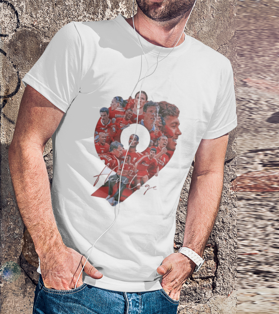 Liverpool FC Number 9 Heritage Legends T-Shirt