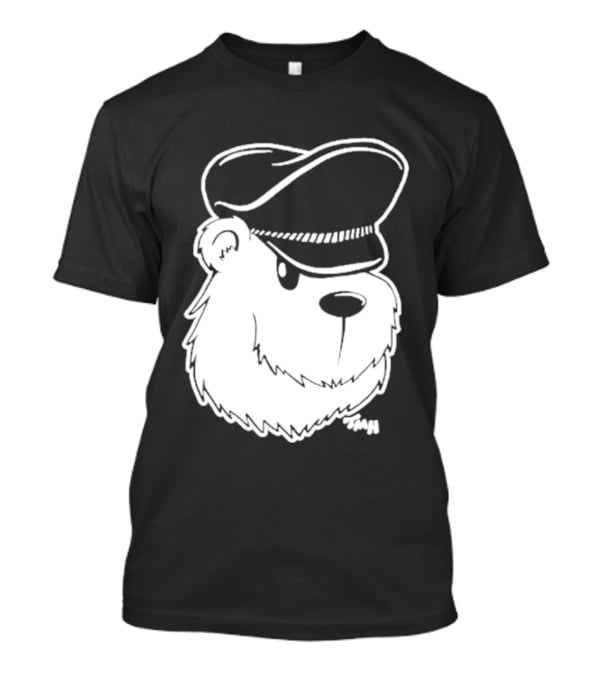 Bear With Police Officer Hat T-Shirt