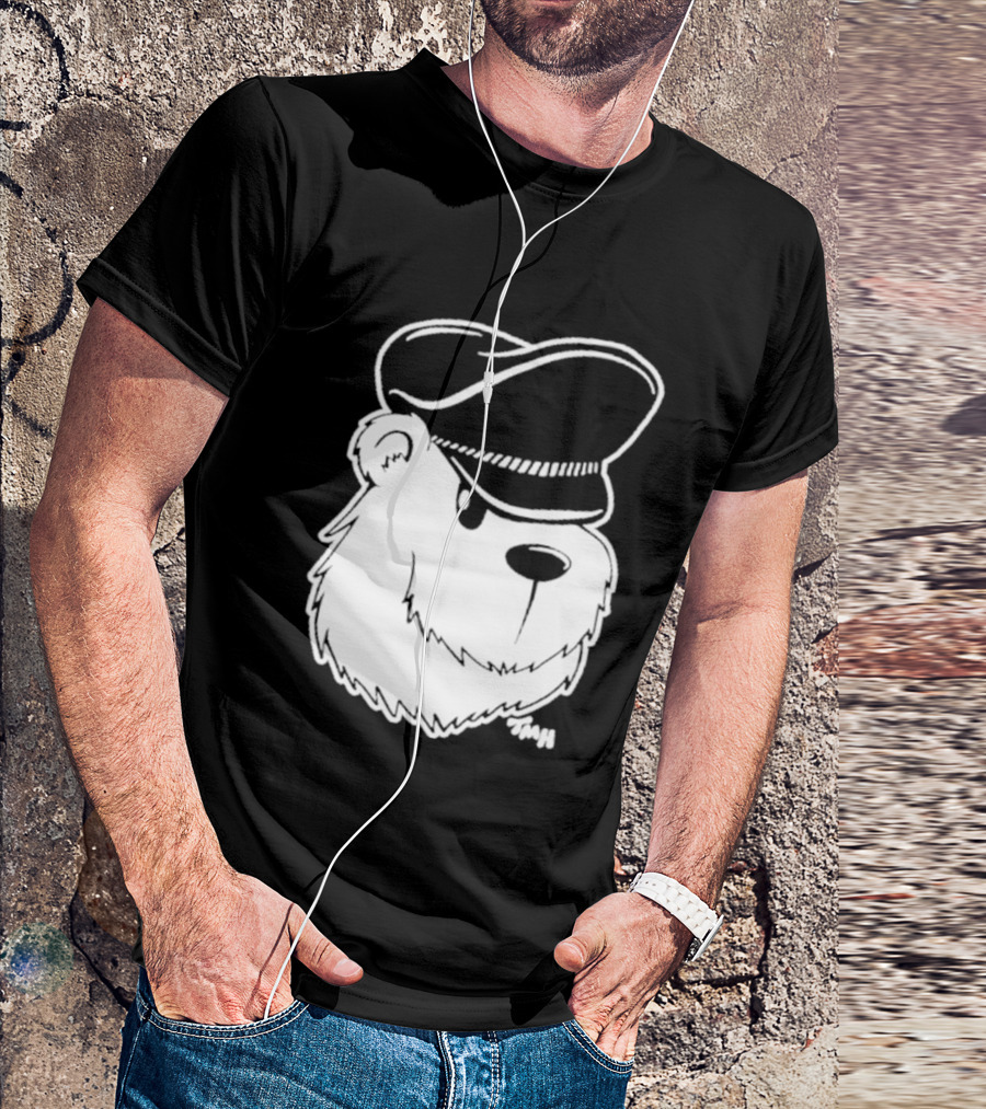Bear With Police Officer Hat T-Shirt
