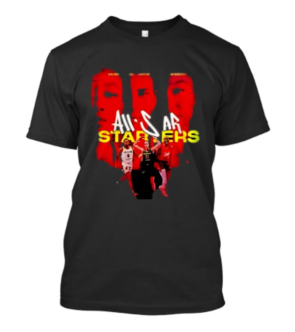 Caitlin Clark Kelsey Mitchell Aliyah Boston All Star Starters Indiana Fever T-Shirt