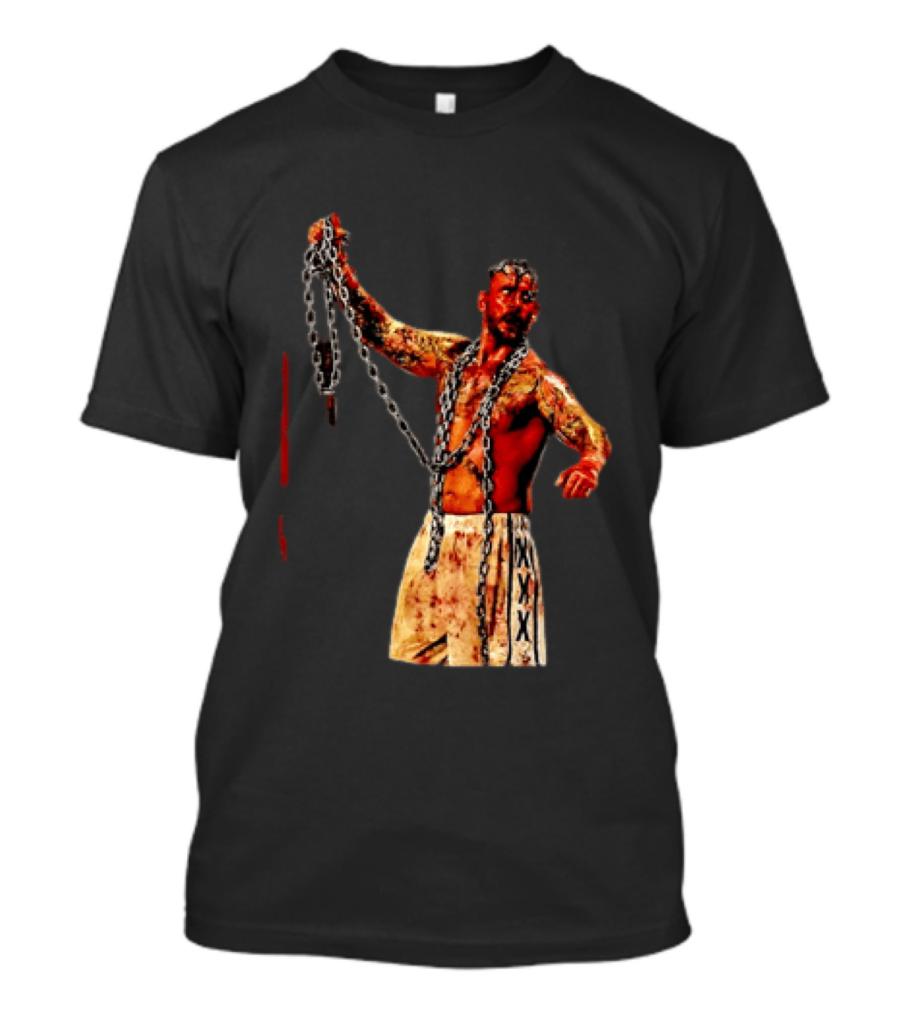 CM Punk Bloody Chain Wrestling WWE AEW Battle Attire T-Shirt
