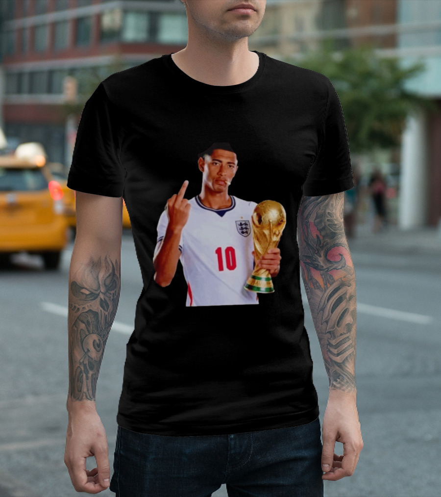 Jude Bellingham England World Cup Trophy Pose T-Shirt