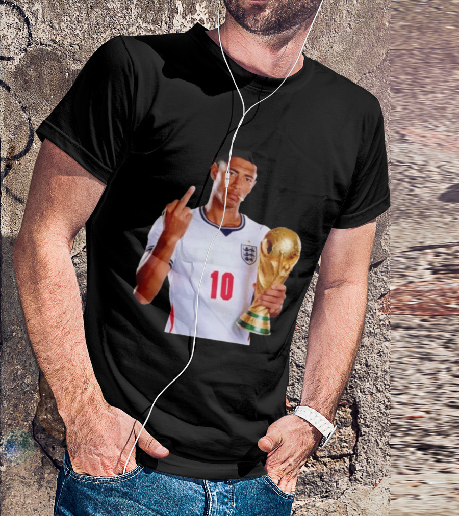Jude Bellingham England World Cup Trophy Pose T-Shirt