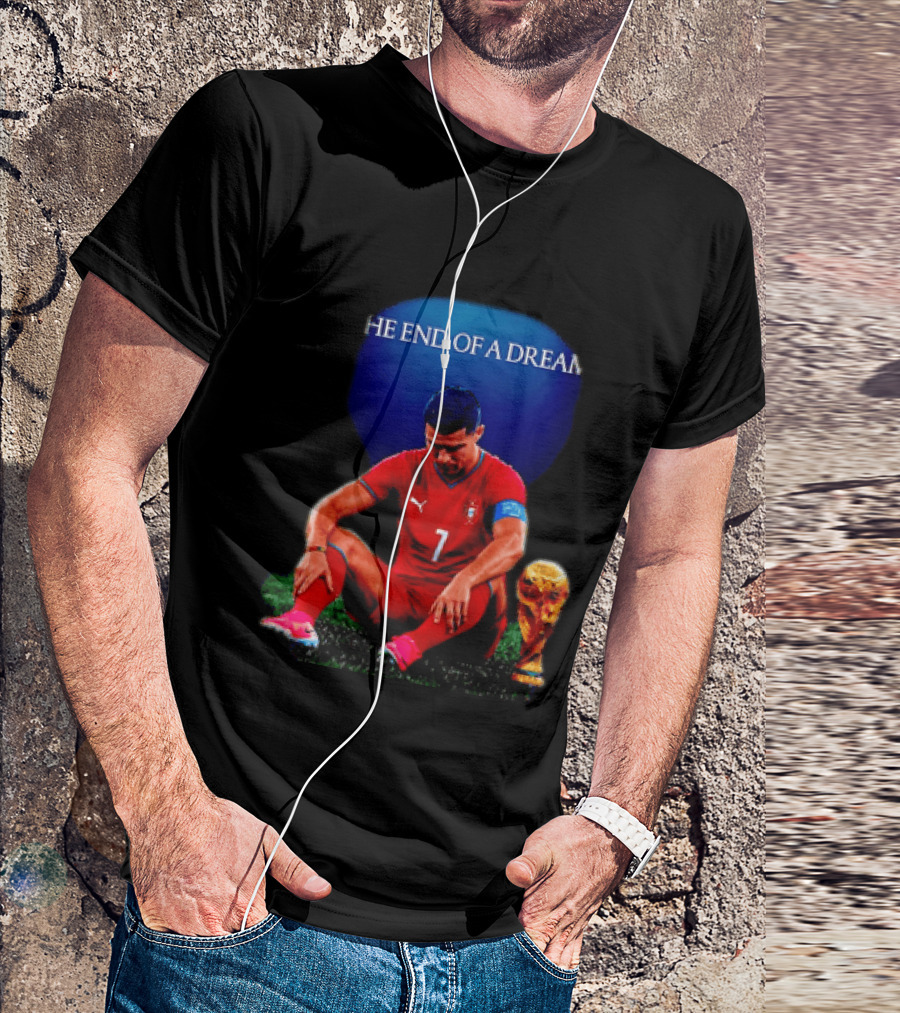 Cristiano Ronaldo The End Of A Dream Portugal No 7 World Cup Moment T-Shirt