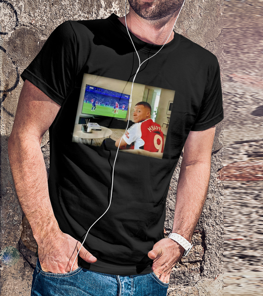 Kylian Mbappé No 9 Arsenal Jersey Visit Rwanda T-Shirt