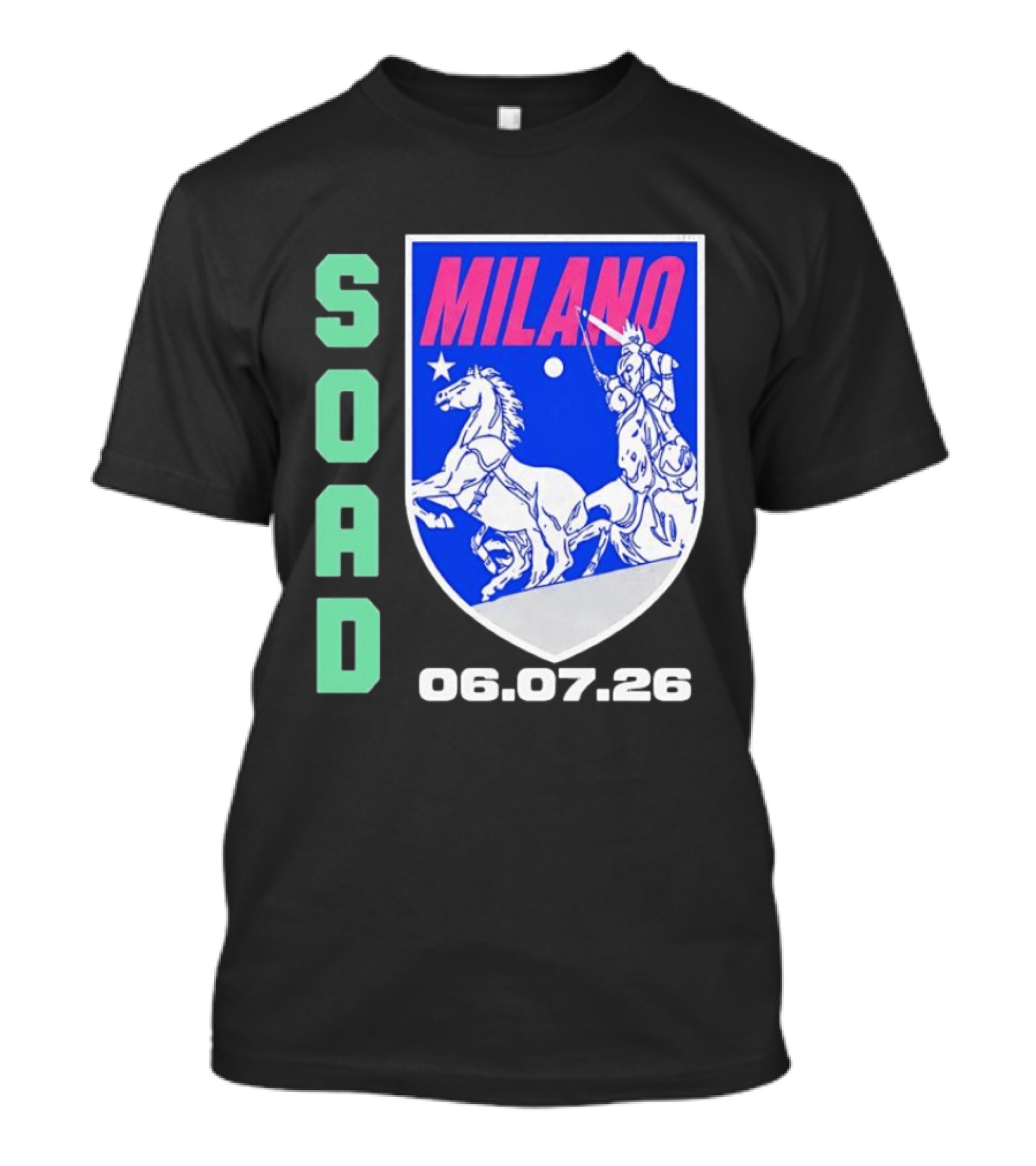 SOAD Milano 06.07.26 System Of A Down Concert T-Shirt