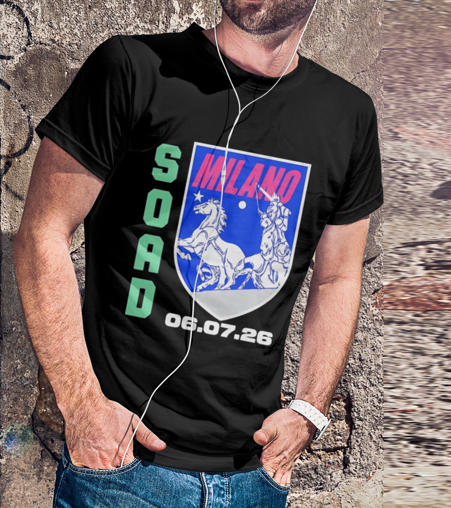 SOAD Milano 06.07.26 System Of A Down Concert T-Shirt