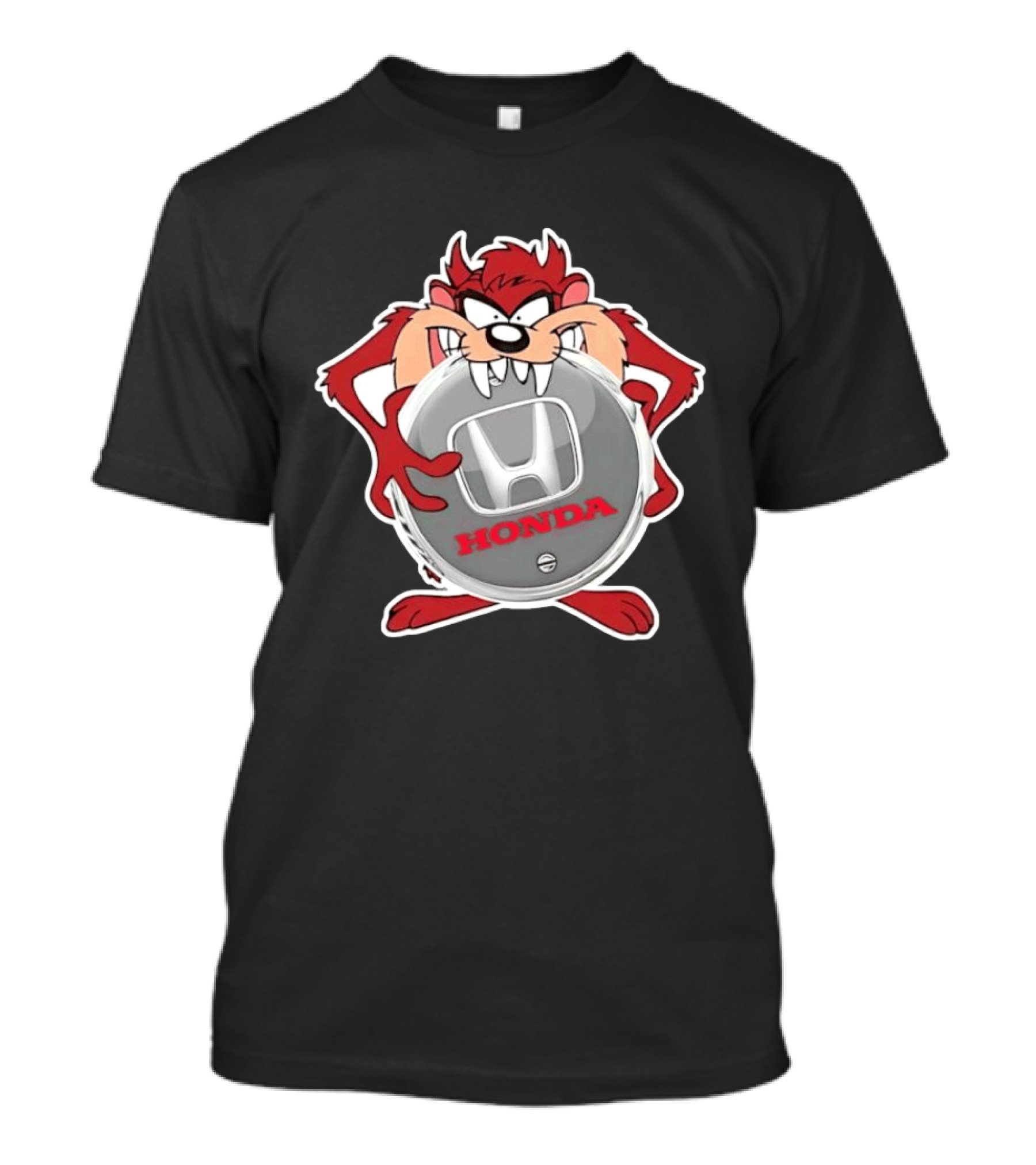 Tasmanian Devil Looney Tunes Holding Honda T-Shirt