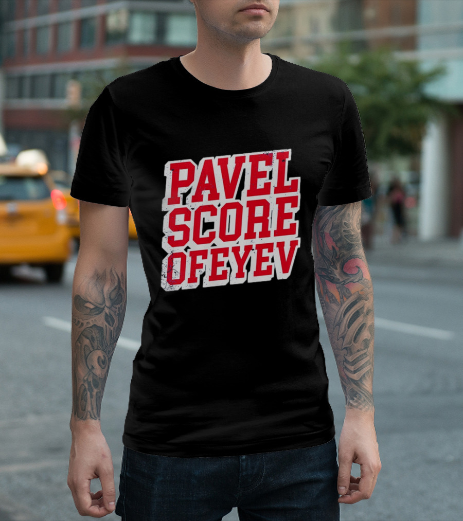 Pavel Dorofeyev Score Ofeyev New York Rangers NHL 2026 T-Shirt