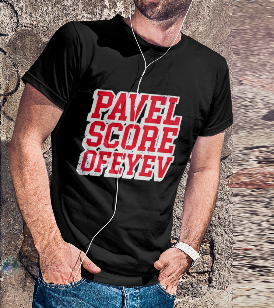 Pavel Dorofeyev Score Ofeyev New York Rangers NHL 2026 T-Shirt