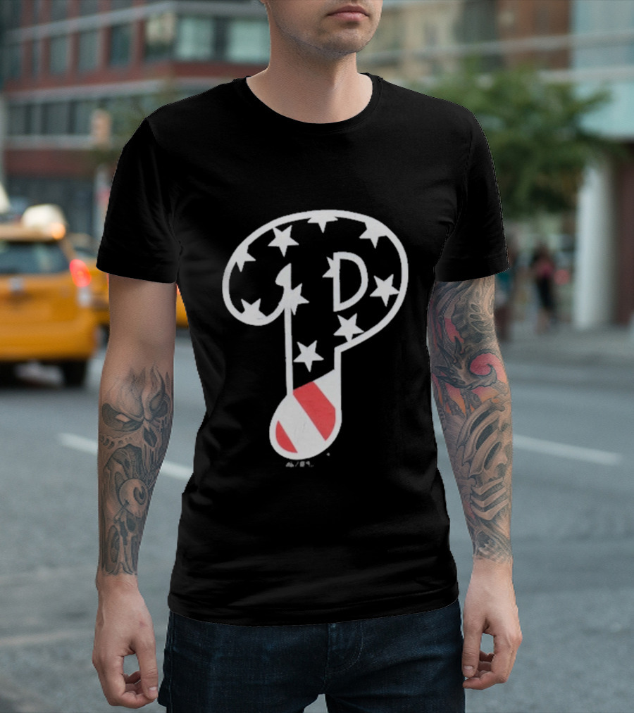 Philadelphia Phillies Majestic Stars And Stripes Baseball 2026 T-Shirt