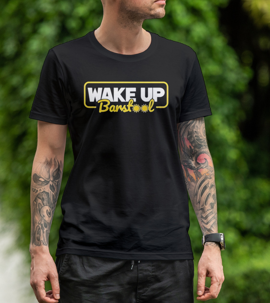 Wake Up Barstool Sunburst T-Shirt