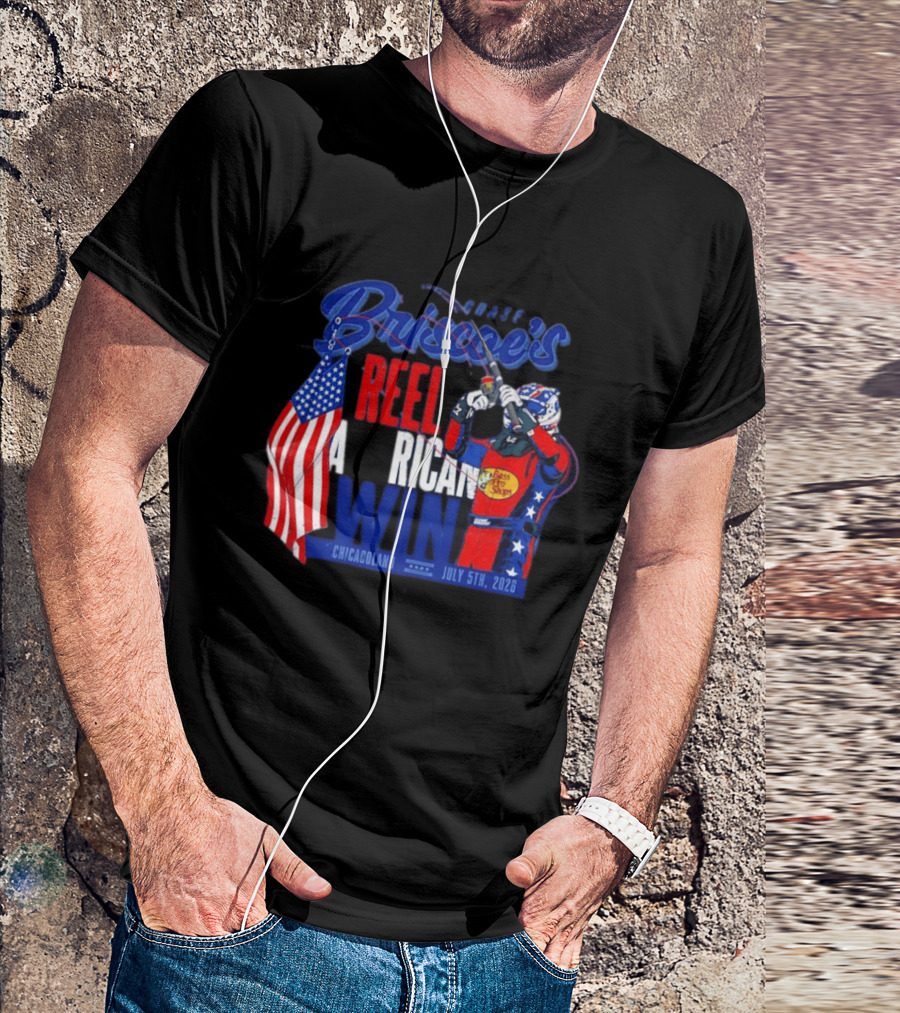 Briscoe's Reel American Win Chicagoland July 5th 2026 T-Shirt