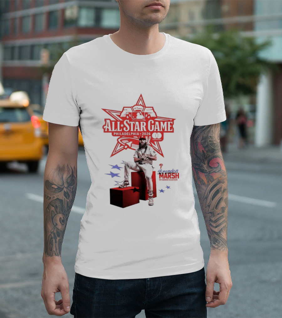 Brandon Marsh Philadelphia Phillies 2026 MLB All Star Game T-Shirt