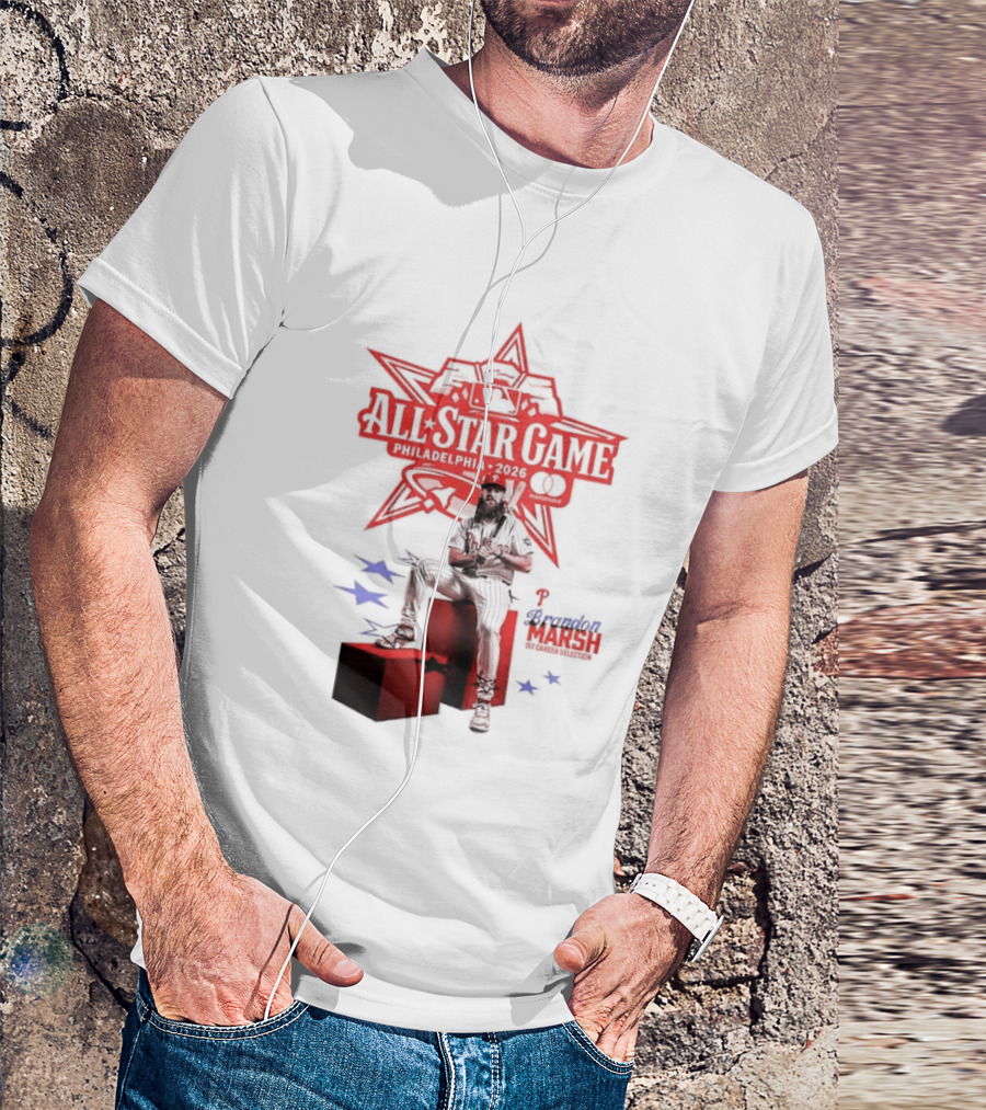 Brandon Marsh Philadelphia Phillies 2026 MLB All Star Game T-Shirt