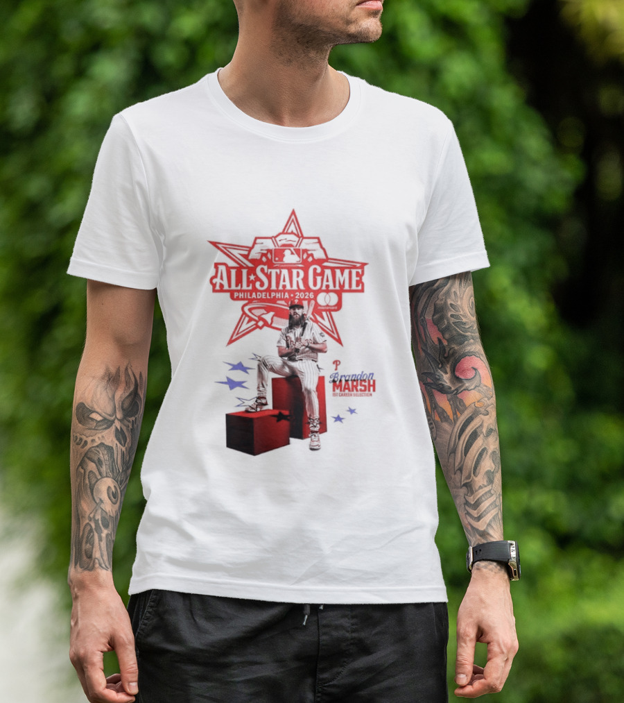 Brandon Marsh Philadelphia Phillies 2026 MLB All Star Game T-Shirt