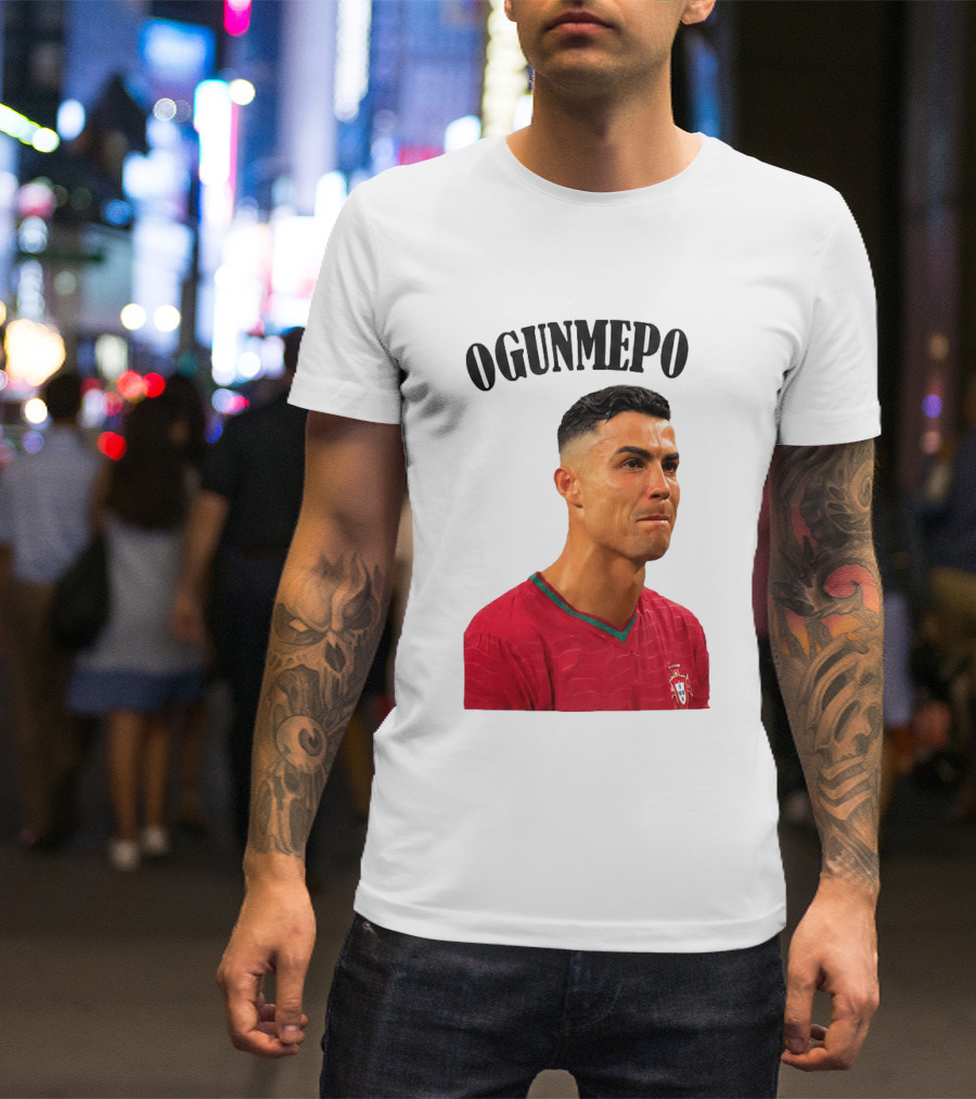 Cristiano Ronaldo Ogunmepon Portugal Soccer Star T-Shirt