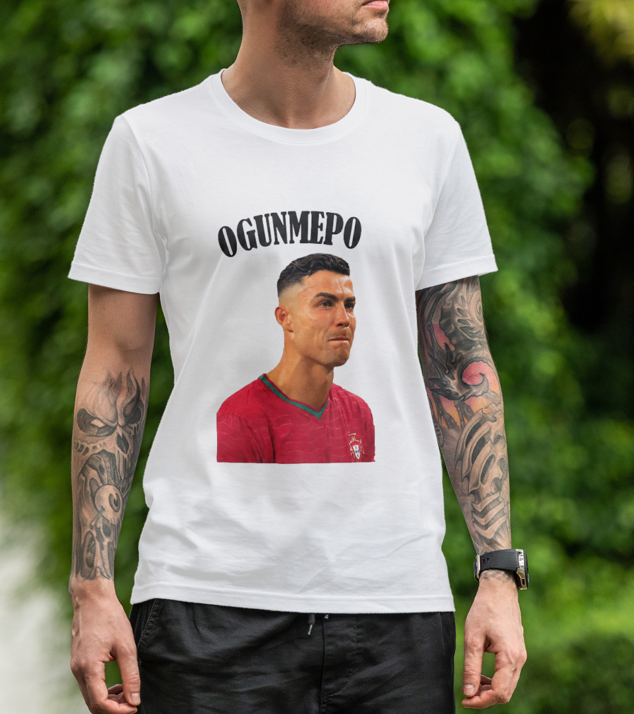 Cristiano Ronaldo Ogunmepon Portugal Soccer Star T-Shirt