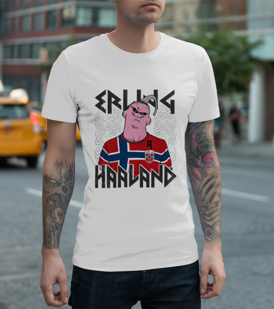 Erling Haaland Buu Norway Football Fusion T-Shirt