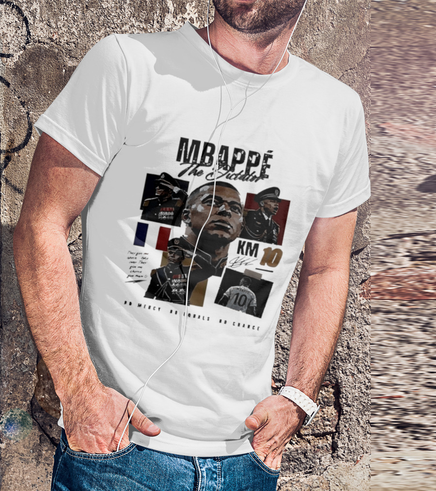 MBAPPÉ The Leader KM 10 No Mercy No Equals No Chance T-Shirt