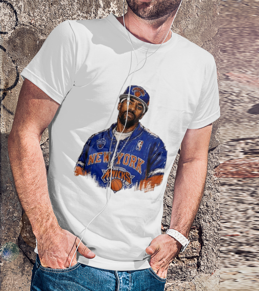 Kyrie Irving New York Knicks New Yorks Finest To The World Manhattan Knicks T-Shirt