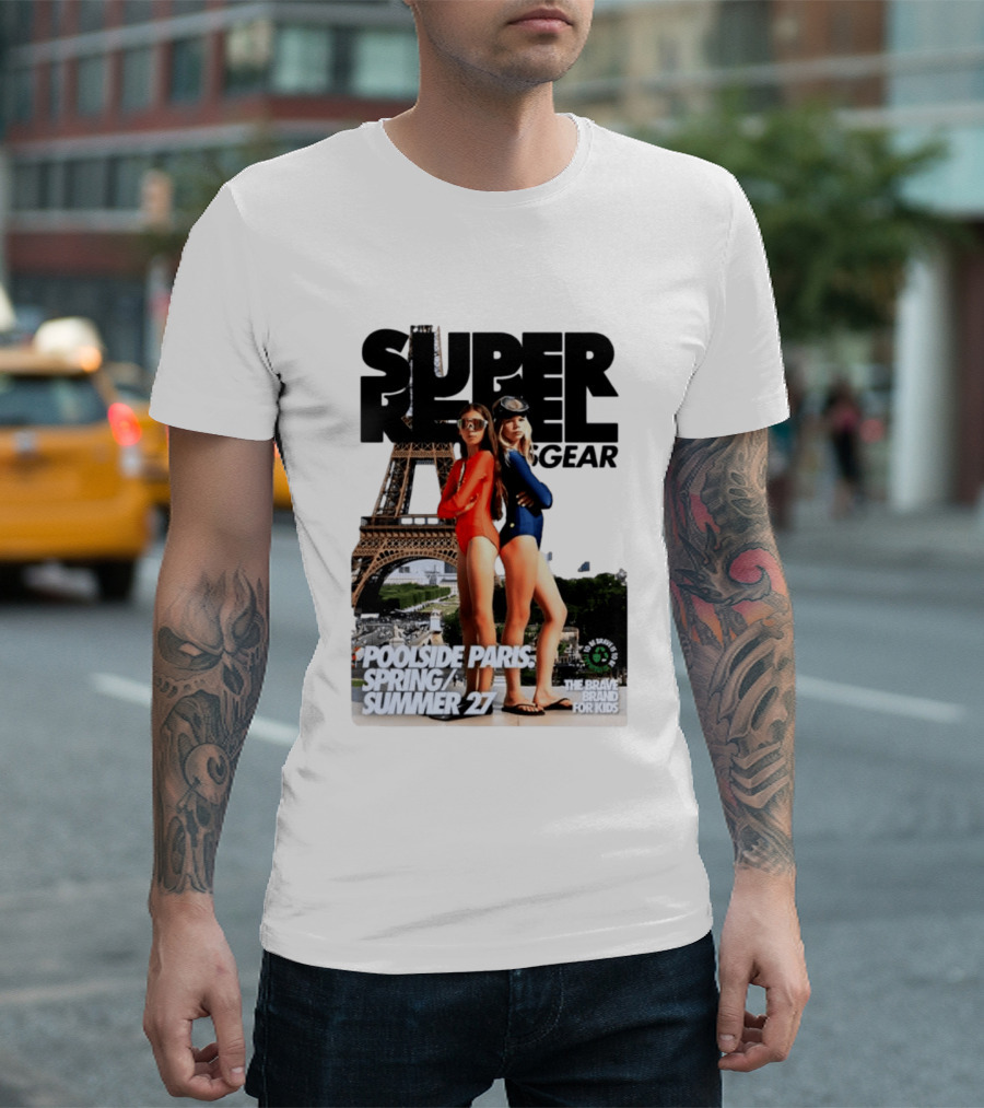 Super Rebel Gear Poolside Paris Spring Summer 27 The Brave Brand For Kids T-Shirt