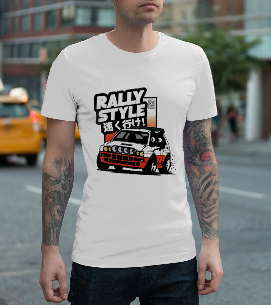 Rally Style Lancia Delta Integrale Hayashi Iku Speed T-Shirt