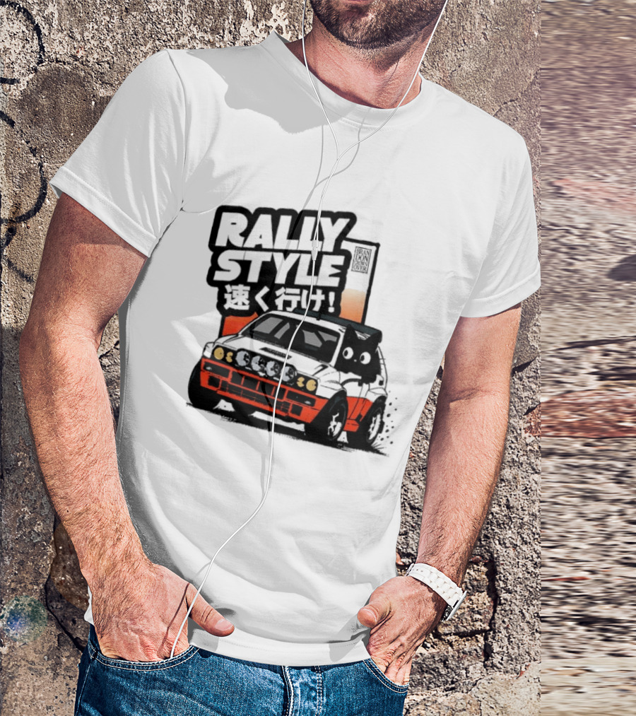 Rally Style Lancia Delta Integrale Hayashi Iku Speed T-Shirt