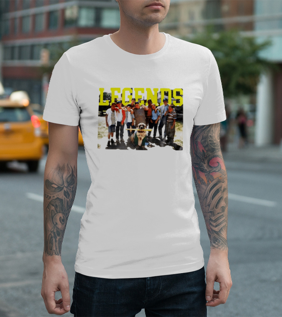 The Sandlot Legends With Hercules The Dog Movie Characters T-Shirt