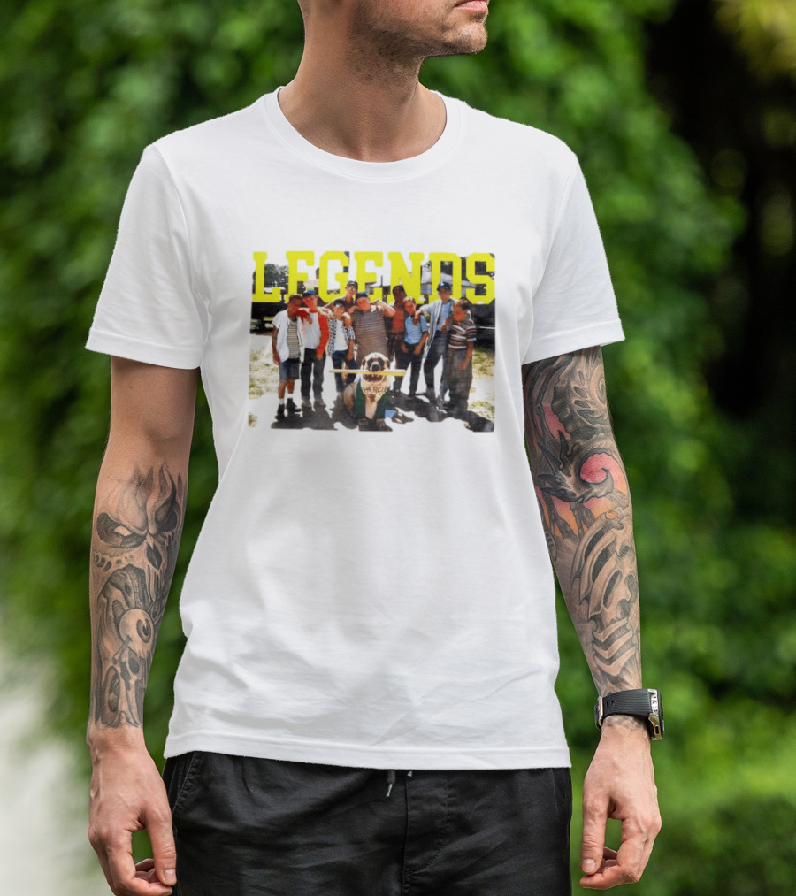 The Sandlot Legends With Hercules The Dog Movie Characters T-Shirt
