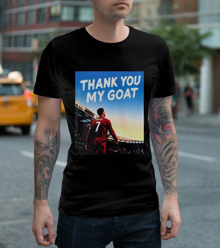 Thank You My Goat Cristiano Ronaldo 7 Portugal National Team T-Shirt