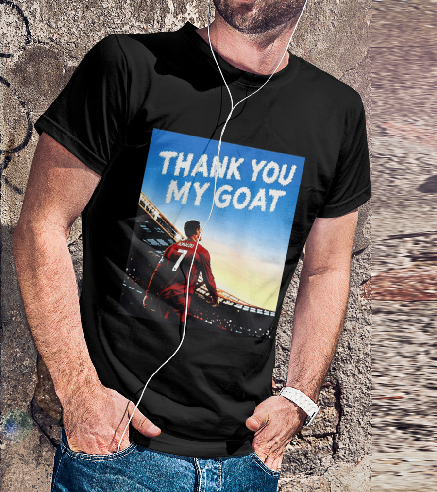 Thank You My Goat Cristiano Ronaldo 7 Portugal National Team T-Shirt