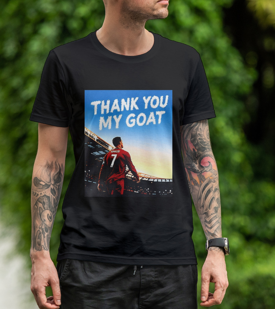 Thank You My Goat Cristiano Ronaldo 7 Portugal National Team T-Shirt