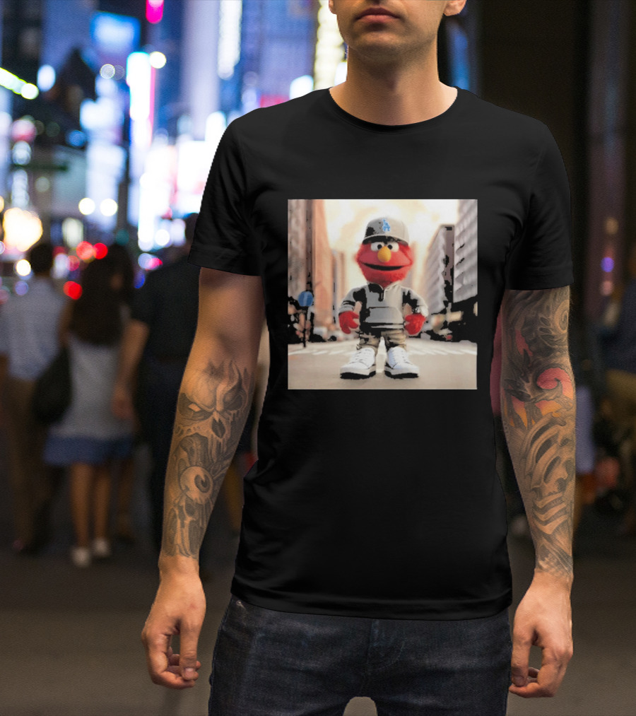 Sesame Street Elmo Streetwear New York Yankees T-Shirt